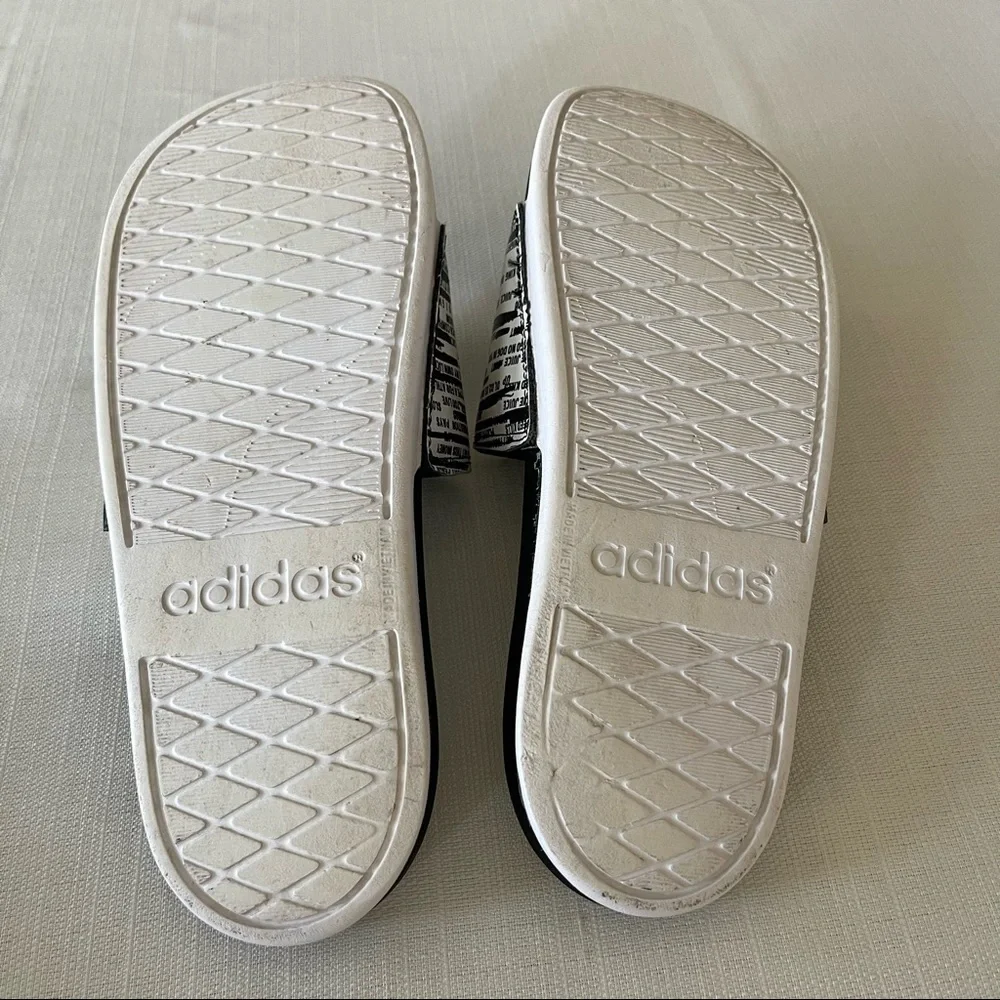 Adidas Synthetic Adilette Three Stripe Life Comfort Slides